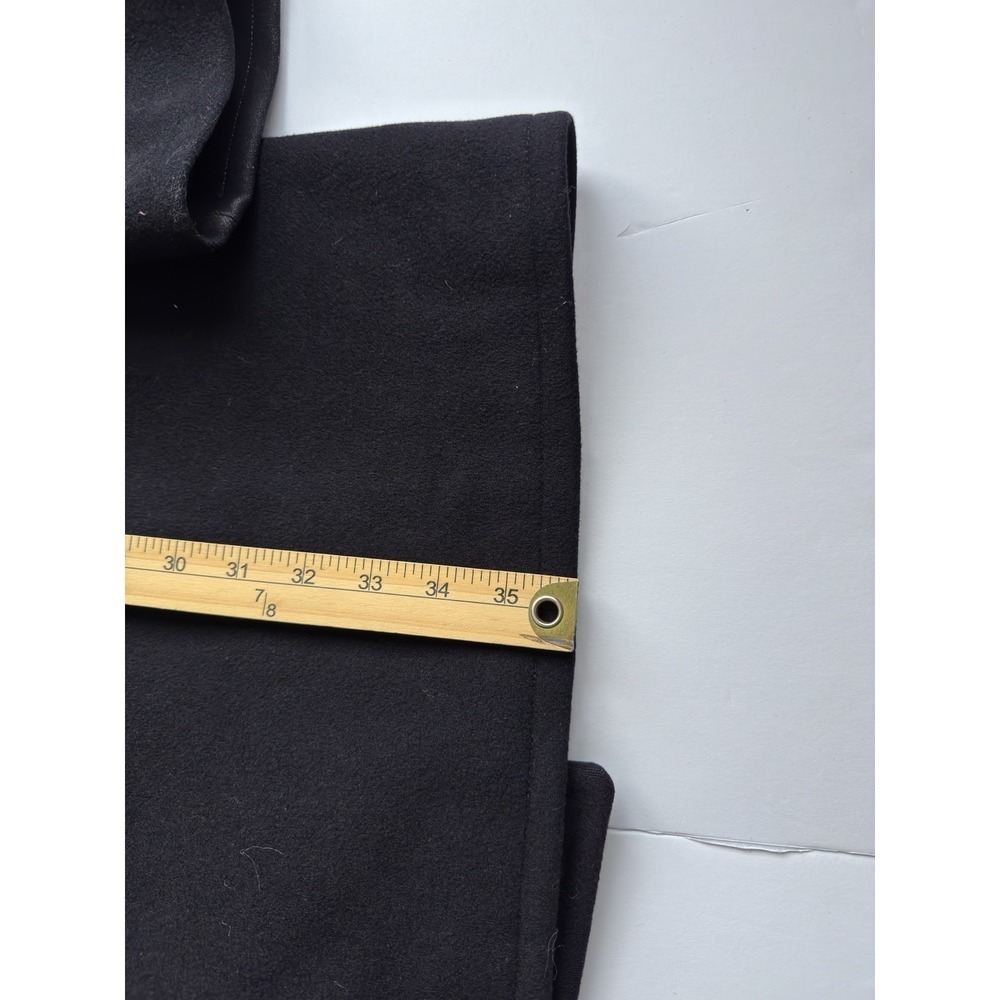 VTG U.S. Navy Mens Double Breasted 100% Wool Gold Button Peacoat Navy Blue 38XL - Picture 9 of 13